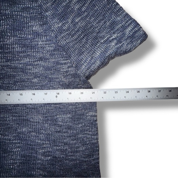 LANE BRYANT Crisscross V-Neck Tunic - Plus 14/16 Blue Shadow Combo - Picture 9 of 16